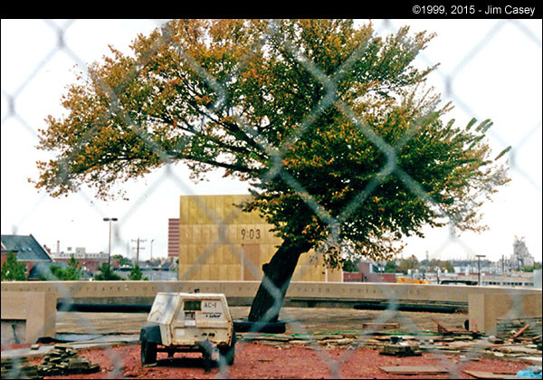 Constructions at the OKC bombing memorial