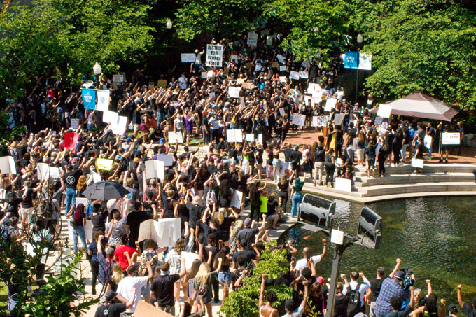 George Floyd Protest - Big Spring Park