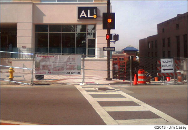 The New AL.com offices of the Huntsville Times in downtown