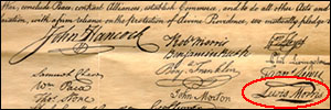 A signer of the Declaration of Independence was another 