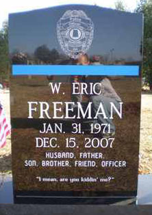 William Eric Freeman Tombstone