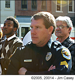 Police Spokesperson Mark Roberts at Huntsvilles 2005 Centennial celebration.