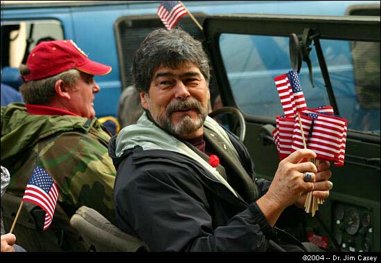 Randy Owens as he appeared in
the 2004 Veteran's Day Parade