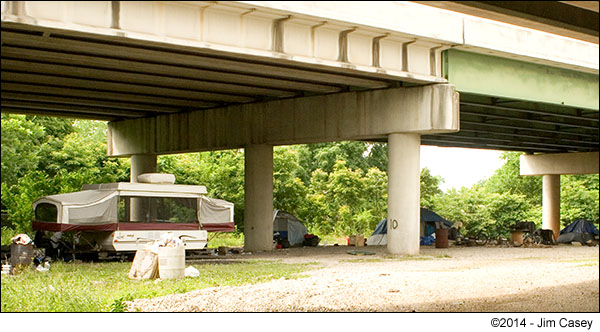 Huntsville's Tent City.