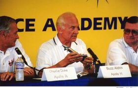 NASA Astronaut Buzz Aldrin discusses the X-33