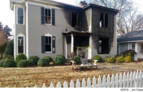 Historic Ware - Kelly House Burns In Huntsville