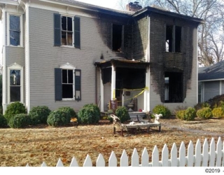 Historic Ware - Kelly House Burns In Huntsville