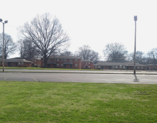 Mason Court, aka Sparkman Homes, a long time public housing complex in Huntsville, is readied for demolition.