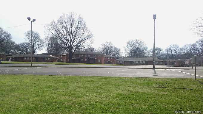 Mason Court, aka Sparkman Homes, a long time public housing complex in Huntsville, is readied for demolition.