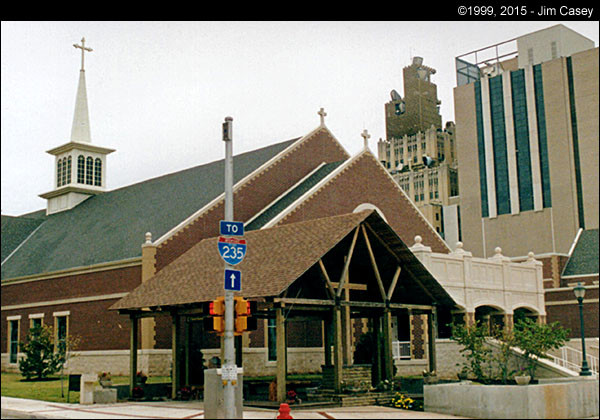 A Church offers solace in Oklahoma City near the bombing site.