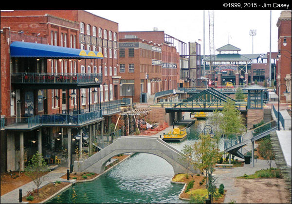 The River walk in Oklahoma City