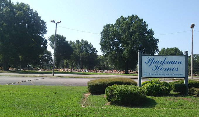 Sparkman Homes Razed