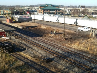 Huntsville Depot Freight Building Removed