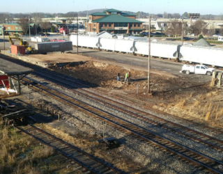 Huntsville Depot Freight Building Removed