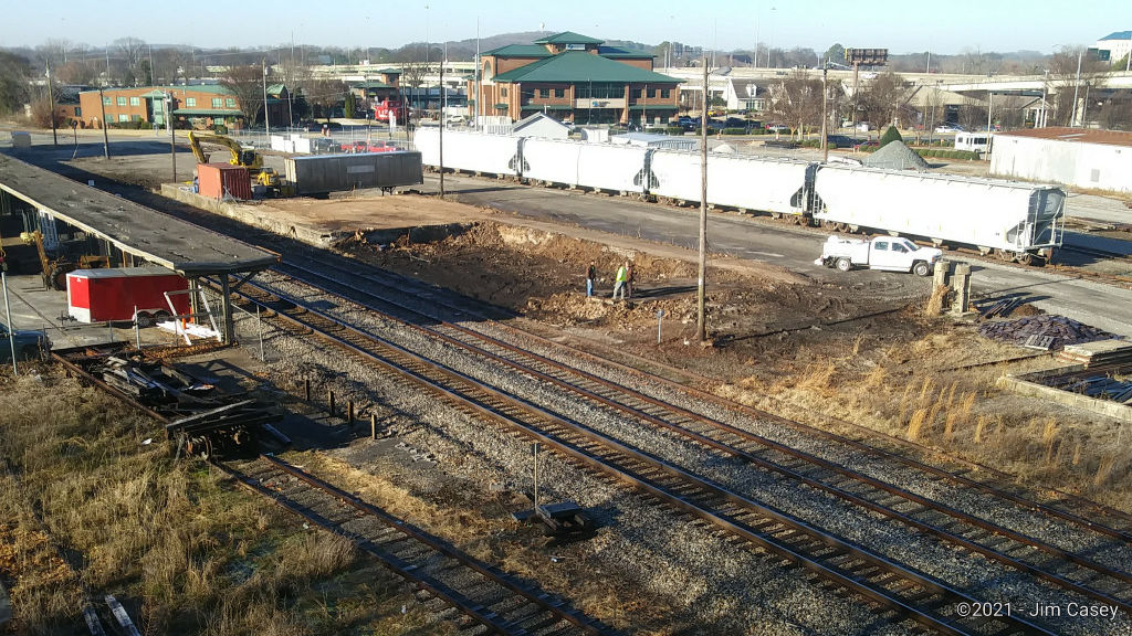 Huntsville Depot Freight Building Removed