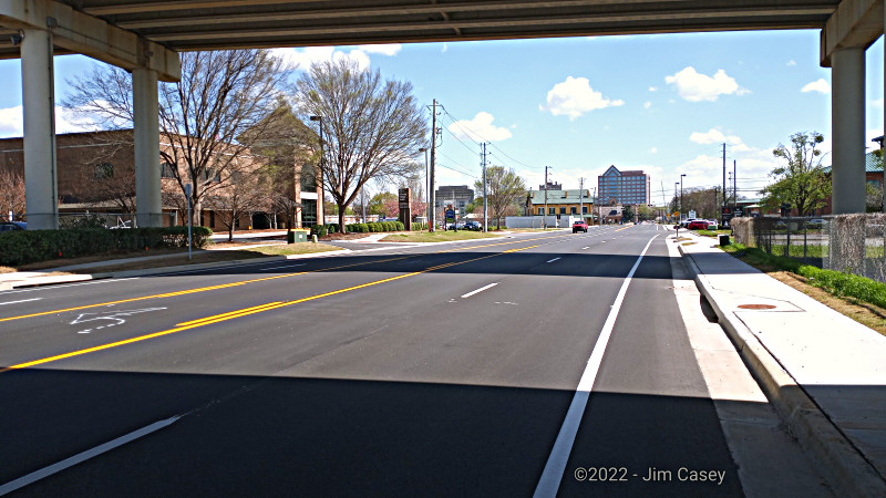 Bike Lanes on Church Street in Huntsville