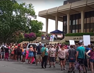 Abortion Supporters Protest In Huntsville