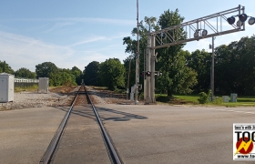 RailRoad tracks in Huntsville north of Oakwood Ave.