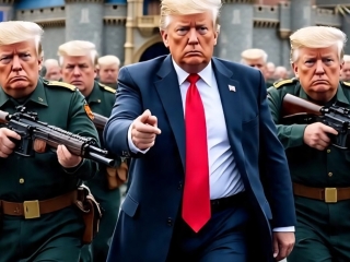 Teflon Trump the Dictator marches on Washington with an Army of Clones.