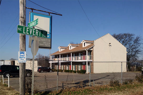 Levert Street at Oakwood Avenue.