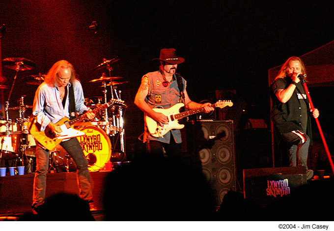 Lynyrd Skynyrd performs at the Big Spring Jam in Huntsville in 2004.