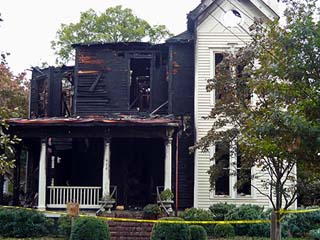Randolph Ave Davis House Fire