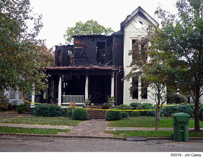 Randolph Ave Davis House Fire