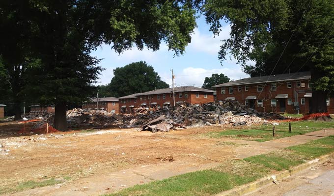 Mason Court Razed