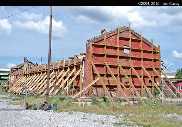 Huntsville Depot Freight Building Restoration Underway 2004