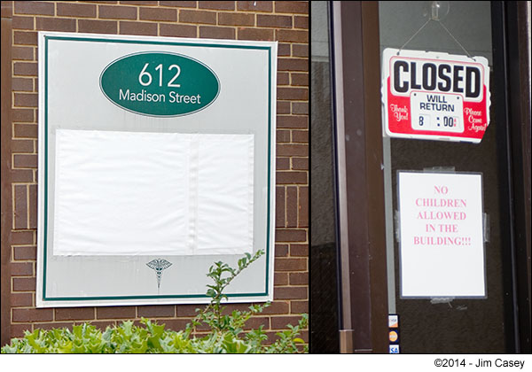 One of several previous locations Womens Abortion Clinics in Huntsville - closed.